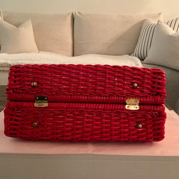 Vintage Hand Made Red Purse - Picture 10 of 11